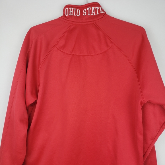 OHIO STATE BUCKEYES 3/4 ZIPPER SWEATSHIRT - Picture 2 of 7